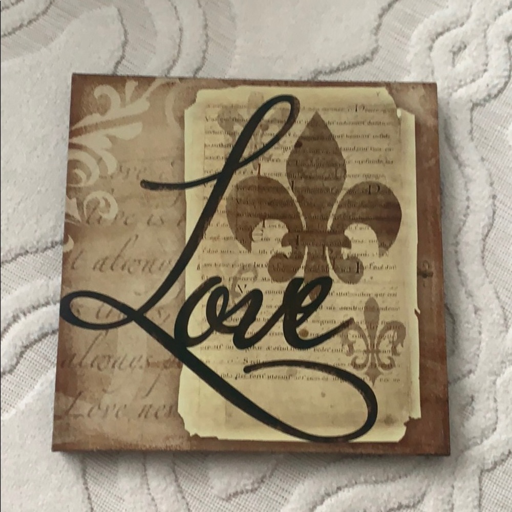 Faith Hope and Love Canvas Set - Picture 4 of 5